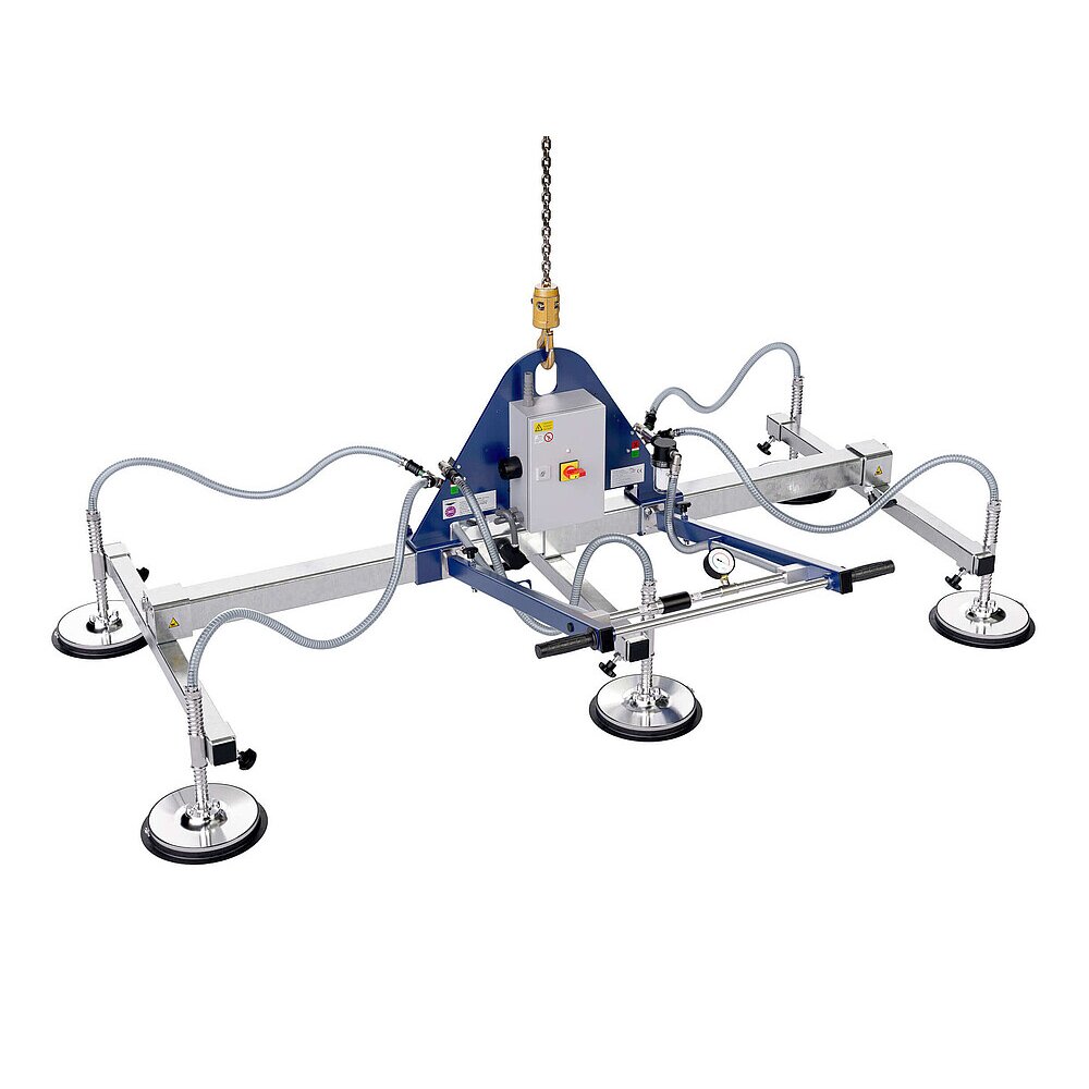 Lifting device AERO-BASIC for a wide range lifting goods