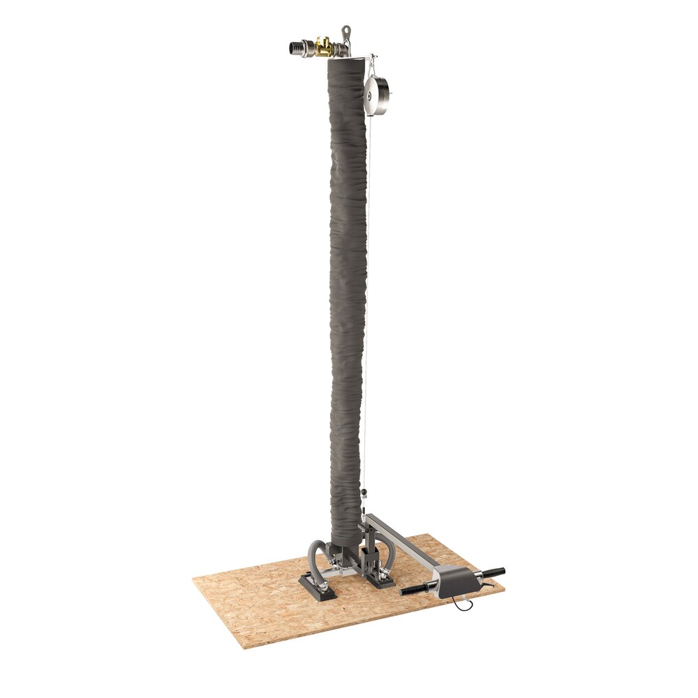 Lift of wood plate with Vacuum Tube Lifter FORCE-LIFT | 2 ErgoPlus