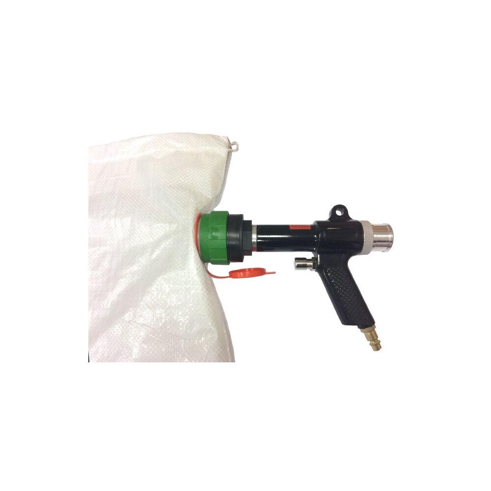 Dunnage Bag Inflator connected to PP AirGoBag