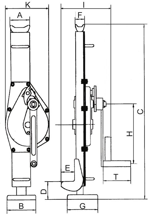 Donkraft POWERTEX PRJ-S2 tegning