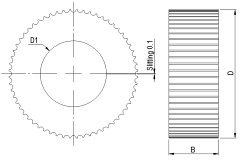 Starcon rubber ring for steel former drawing