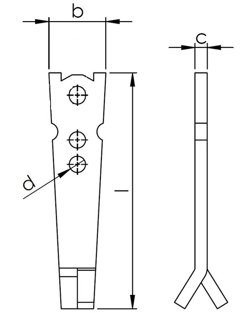 STA-SA Universal and Erection Anchor Conical drawing