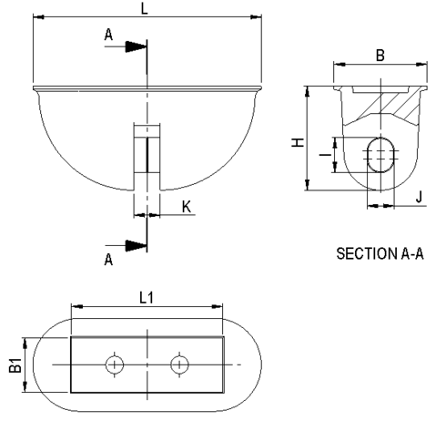 Starcon Former Flat Steel Anchor drawing | © CERTEX Danmark A/S