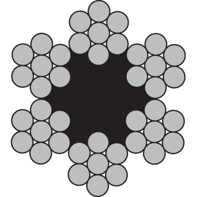 Stålwire 6x7+1 FC