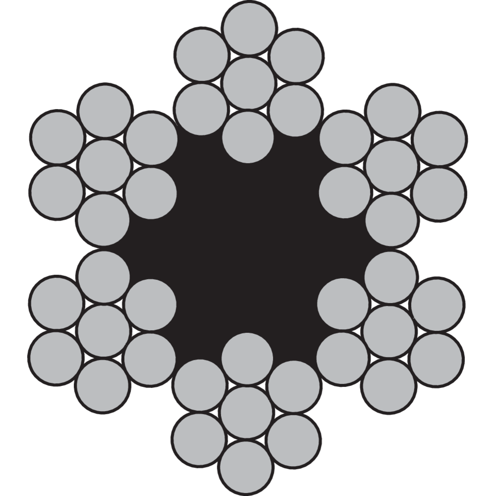 Standard wire 6x7+1 FC