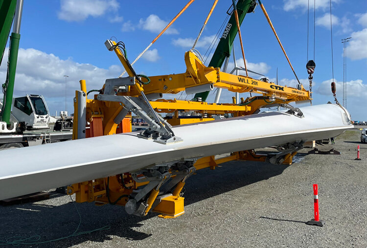 Universal lifting tool for wind turbine blades | © CERTEX Danmark A/S Universal lifting tool for wind turbine blades | © CERTEX Danmark A/S