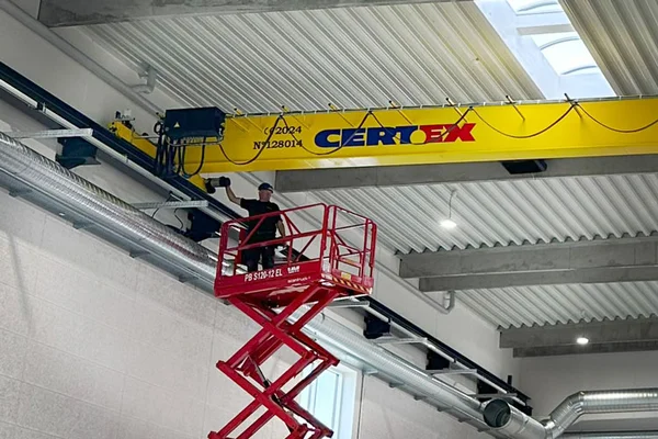 CERTEX Danmark A/S offers crane service