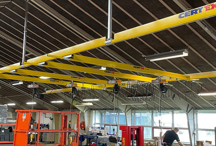 CERTEX-NIKO Light cranes | © CERTEX Danmark A/S