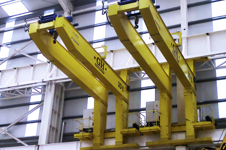 Double CERTEX-GH cantilever crane | © CERTEX Danmark A/S