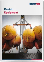 Brochure about test and lifting equipment on rental | © CERTEX Danmark A/S