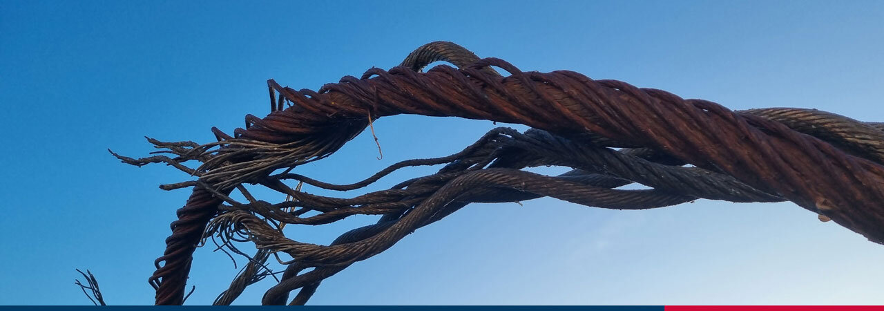Rusty steel wire | © CERTEX Danmark A/S Rusty steel wire | © CERTEX Danmark A/S