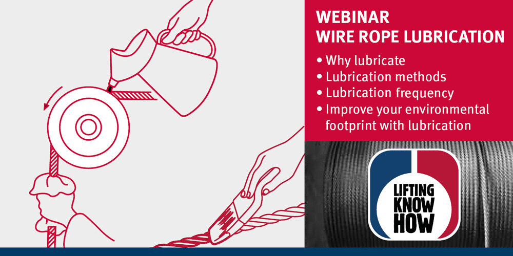 Webinar 4 is about lubrication steel wire rope